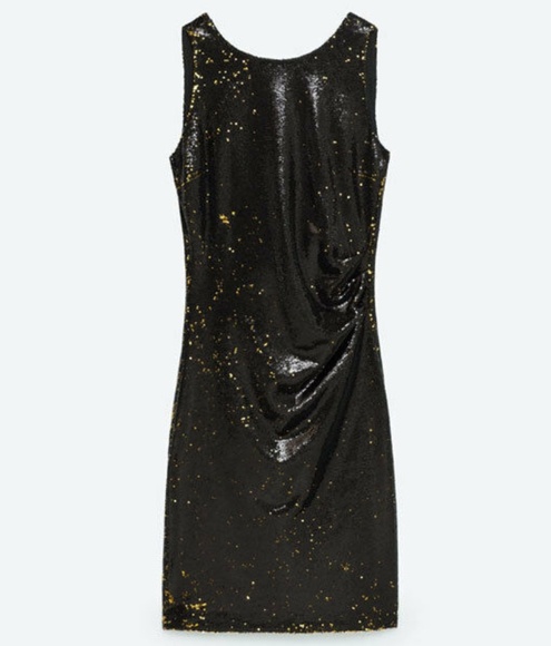 Zara Basic Collection Sequin Dress.Size S - Picture 1 of 3